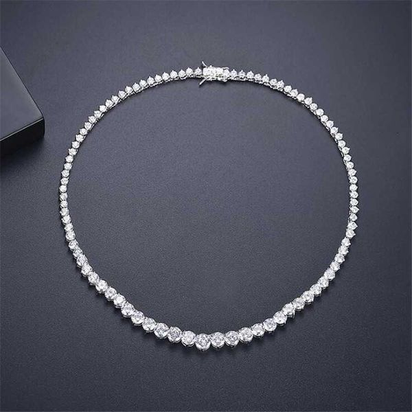 sell bride tennis necklace sparkling luxury jewelry 18k white gold fill round cut z cz diamond gemstones ins women 16inch pendant for lover, Silver
sell bride tennis necklace sparkling luxury jewelry 18k white gold fill round cut z cz diamond gemstones ins women 16inch pendant for lover, Silver