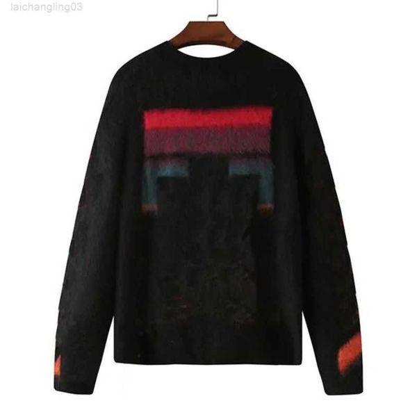 designers sweater mens womens arrow color gradient cardigan lover senior classic multicolor round neck autumn winter european standard size2, White;black
designers sweater mens womens arrow color gradient cardigan lover senior classic multicolor round neck autumn winter european standard size2, White;black