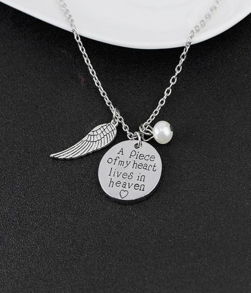 039a piece of my heart lives in heaven039 personalized handwriting necklace remembrance necklace memory angel wing jewelry g1536456, Red;brown
039a piece of my heart lives in heaven039 personalized handwriting necklace remembrance necklace memory angel wing jewelry g1536456, Red;brown