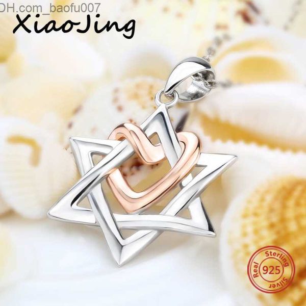 pendant necklaces xiaojing 925 sterling silver david star rose gold color love heart shaped pendant and necklace suitable for women's f
pendant necklaces xiaojing 925 sterling silver david star rose gold color love heart shaped pendant and necklace suitable for women's f