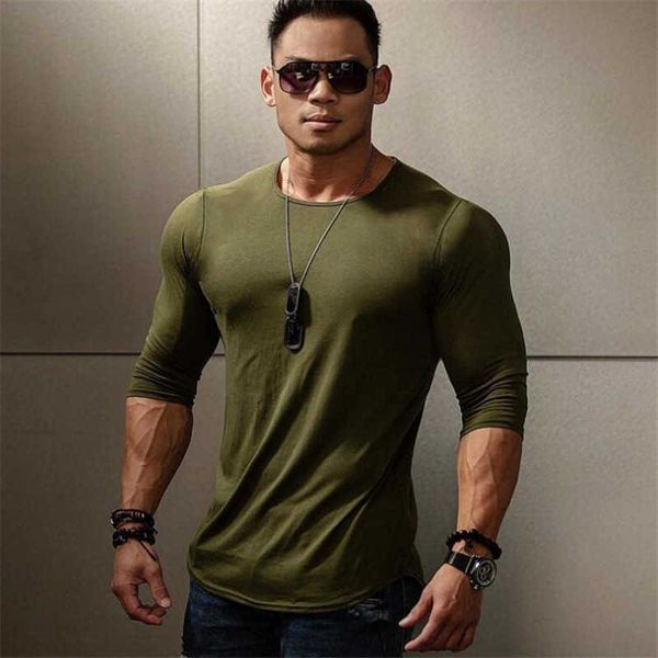 solid color blank fitness t-shirt men's long pure cotton breathable sports autumn and winter fashion trend slim sleeve, White;black
solid color blank fitness t-shirt men's long pure cotton breathable sports autumn and winter fashion trend slim sleeve, White;black
