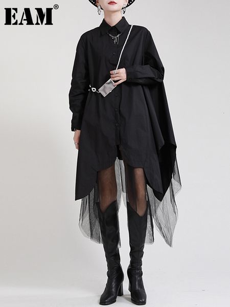 basic casual dresses eam women black irregular hem big size shirt dress lapel long sleeve loose fit fashion spring autumn 1de2485 230705, Black;gray
basic casual dresses eam women black irregular hem big size shirt dress lapel long sleeve loose fit fashion spring autumn 1de2485 230705, Black;gray