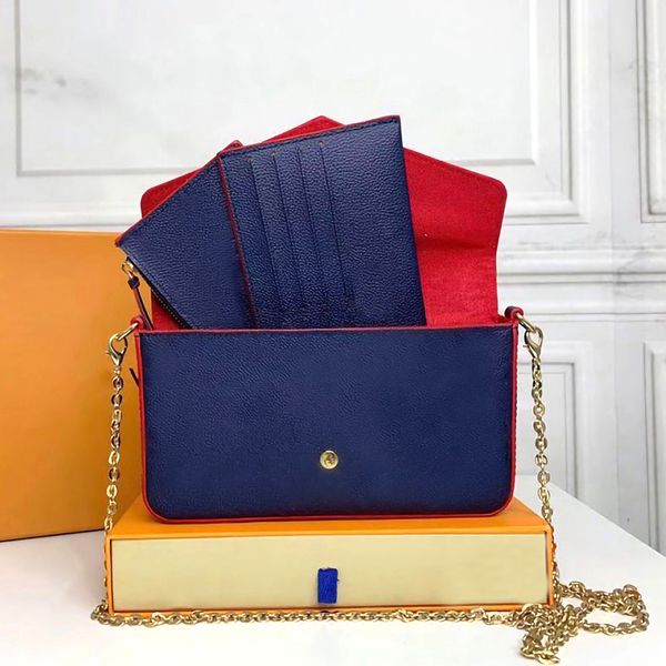 designer luxury handbag chain shoulder bag messenger bag embossed design purse lady handbag and card holder wallet with box, Red;black
designer luxury handbag chain shoulder bag messenger bag embossed design purse lady handbag and card holder wallet with box, Red;black