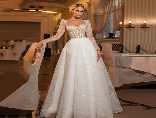 shiny sweetheart princess wedding dress long sleeve glitter sequin bride wedding dresses open back boho bridal gowns robe de 9051510, White
shiny sweetheart princess wedding dress long sleeve glitter sequin bride wedding dresses open back boho bridal gowns robe de 9051510, White