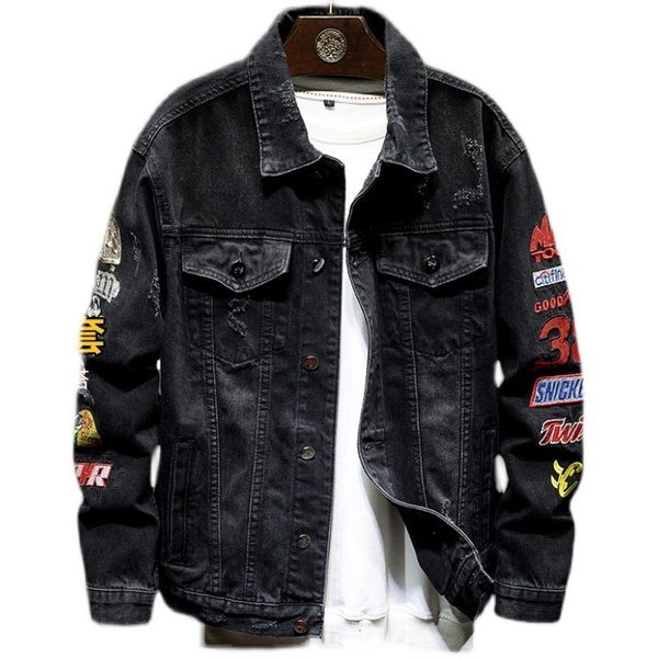 mens jackets highend denim jacket mens fashion brand spring loose hip hop embroidery handsome jacket baseball uniform coat man 230705, Black;brown
mens jackets highend denim jacket mens fashion brand spring loose hip hop embroidery handsome jacket baseball uniform coat man 230705, Black;brown