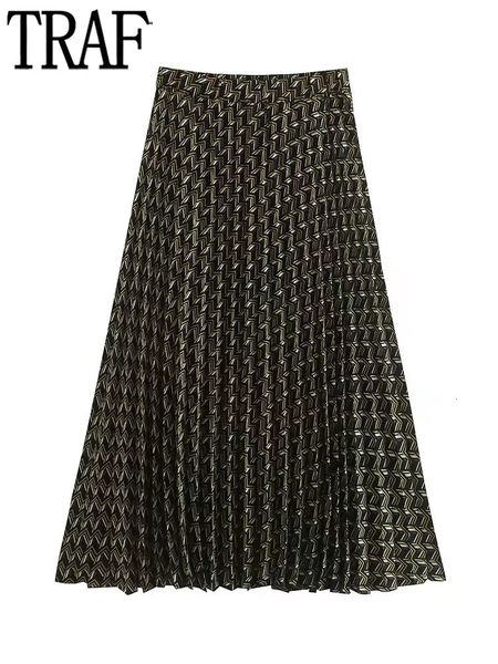 skirts traf print pleated skirt women high waist midi skirts womens geometric woman skirt sets autumn vintage long skirt women 230705, Black
skirts traf print pleated skirt women high waist midi skirts womens geometric woman skirt sets autumn vintage long skirt women 230705, Black
