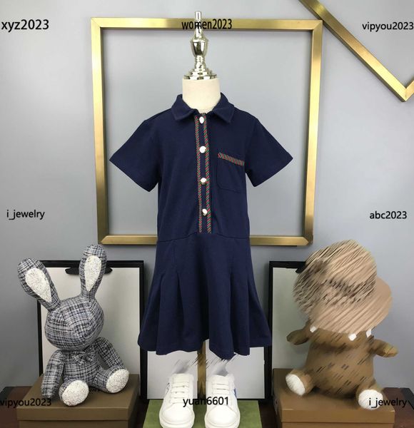 luxury designer baby clothes gold denim color stripe design girl skirt size 100-160 cm summer short sleeves polo kids dress, Red;yellow
luxury designer baby clothes gold denim color stripe design girl skirt size 100-160 cm summer short sleeves polo kids dress, Red;yellow