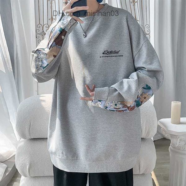 women's hoodies sweatshirts hybskr vintage flower pattern men's sweater autumn new patch work o-neck men's hoodie super large, Black
women's hoodies sweatshirts hybskr vintage flower pattern men's sweater autumn new patch work o-neck men's hoodie super large, Black
