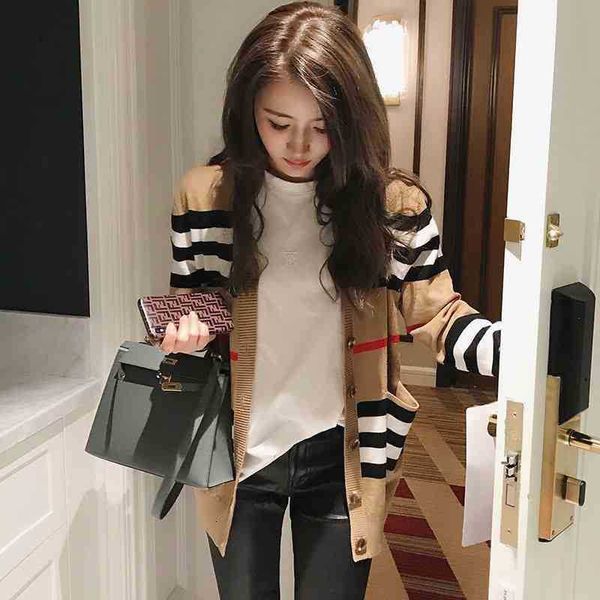 sheep burberies burbreries sweaters knitwear women's cardigan jacket v-neck striped new loose all-match women's long-sleeved s-3xl, White;black
sheep burberies burbreries sweaters knitwear women's cardigan jacket v-neck striped new loose all-match women's long-sleeved s-3xl, White;black