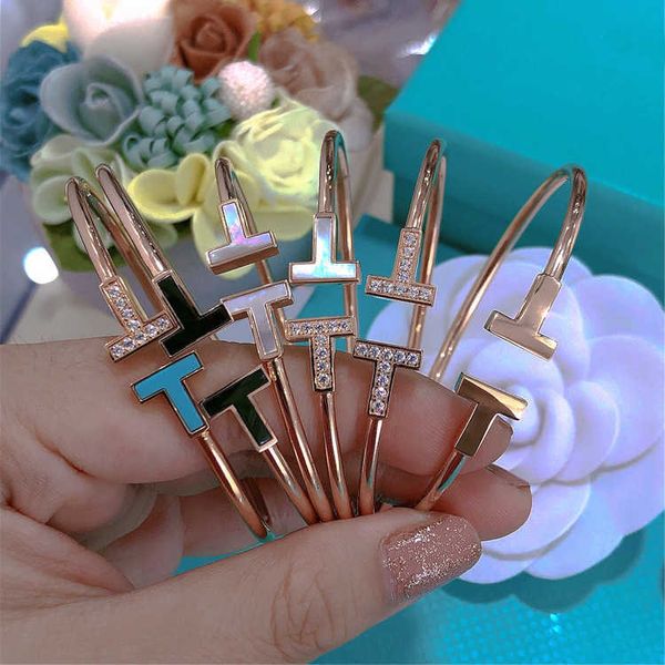 internet celebrity tiffay silver bracelet set with imitation diamond colorful white shell creative women's t double bracelet, Black
internet celebrity tiffay silver bracelet set with imitation diamond colorful white shell creative women's t double bracelet, Black