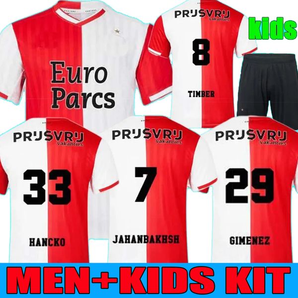 23 24 feyenoords kokcu soccer jerseys 2023 2024 gimenez danilo home away third trauner men kids kit football shirts, Black;yellow
23 24 feyenoords kokcu soccer jerseys 2023 2024 gimenez danilo home away third trauner men kids kit football shirts, Black;yellow
