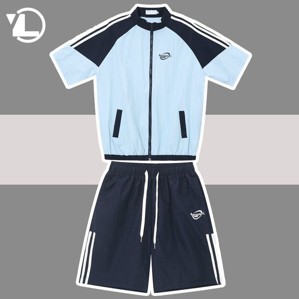 mens tracksuits summer hiphop sports shorts suit men women short sleeve zipper sweatshirt high waisted patchwork set 2 pcs thin sets 230706, Gray
mens tracksuits summer hiphop sports shorts suit men women short sleeve zipper sweatshirt high waisted patchwork set 2 pcs thin sets 230706, Gray