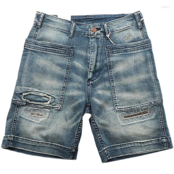 men's shorts 2023 summer denim casual american quarter pants loose straight mid-length outside wear elastic waist, White;black
men's shorts 2023 summer denim casual american quarter pants loose straight mid-length outside wear elastic waist, White;black