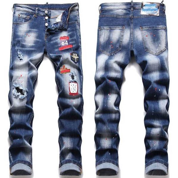 men badge rips stretch black jeans men's fashion slim fit washed motocycle denim pants panelled hip hop trousers 10200 e40q
men badge rips stretch black jeans men's fashion slim fit washed motocycle denim pants panelled hip hop trousers 10200 e40q