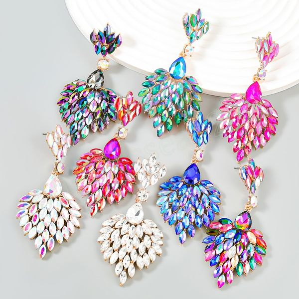colorful rhinestone dangle earrings for women fashion jewelry femme earrings accessories, Silver
colorful rhinestone dangle earrings for women fashion jewelry femme earrings accessories, Silver