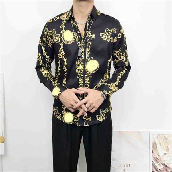 2021 fashion designer slim shirt for men 3d medusas black gold floral print men's dress long sleeve business casual mg81 319o, White;black
2021 fashion designer slim shirt for men 3d medusas black gold floral print men's dress long sleeve business casual mg81 319o, White;black