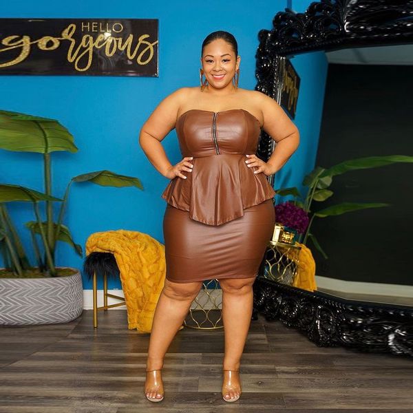 women's plus size pants set pu leather sleeveless and short skirt fashion fabric 2023 summer two piece dress 230705, Black
women's plus size pants set pu leather sleeveless and short skirt fashion fabric 2023 summer two piece dress 230705, Black
