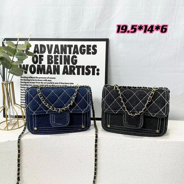 fashon girls denim handbag lady style metal chain messenger bags big kids diamond cowboy one shoulder bag s0212, Black
fashon girls denim handbag lady style metal chain messenger bags big kids diamond cowboy one shoulder bag s0212, Black