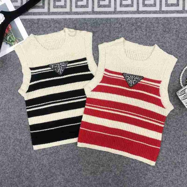 women's tanks & camis designer 2023 stripe fashion summer sequin triangle pattern round neck knits vest sleeveless lady sweater 9yhm, White
women's tanks & camis designer 2023 stripe fashion summer sequin triangle pattern round neck knits vest sleeveless lady sweater 9yhm, White