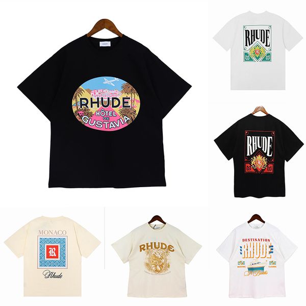 luxury rhude men t shirt women designer graphic t shirt summer fashion casual brand rhude shirt designers t-shirt, White;black
luxury rhude men t shirt women designer graphic t shirt summer fashion casual brand rhude shirt designers t-shirt, White;black