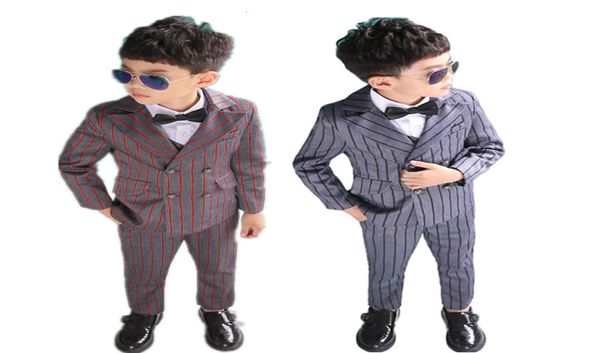 flower boys dress suit sets children striped blazer vest pants 3pcs clothing set kids wedding party performance tuxedo costume3536716, Blue
flower boys dress suit sets children striped blazer vest pants 3pcs clothing set kids wedding party performance tuxedo costume3536716, Blue