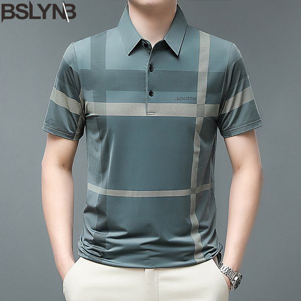 mens polos polo shirt men summer casual stripe tee loose thin male shirts 230706, White;black
mens polos polo shirt men summer casual stripe tee loose thin male shirts 230706, White;black
