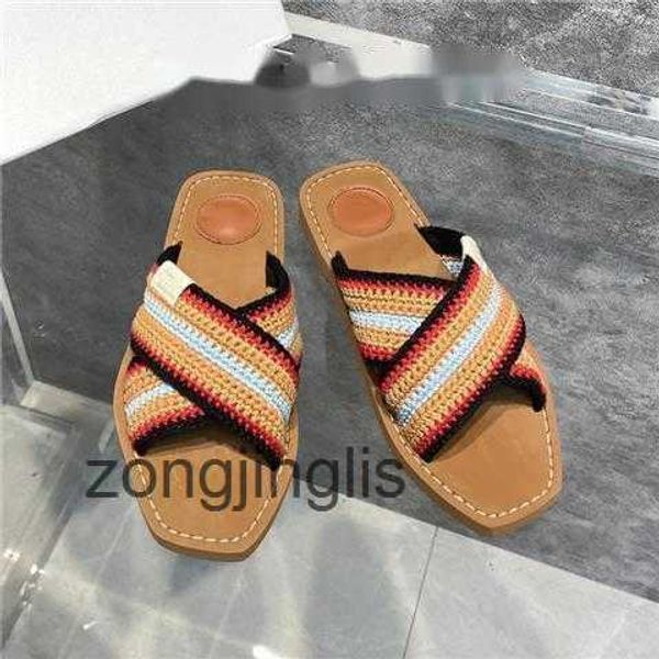 bottom women woody cloe slippers shoes slipper sandals 2023 designer summer knitted cross sandal knitted women flat square head colored outw
bottom women woody cloe slippers shoes slipper sandals 2023 designer summer knitted cross sandal knitted women flat square head colored outw