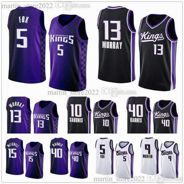 2023-24 basketball jersey de'aaron 5 fox domantas 10 sabonis davion 15 mitchell kevin 9 huerter keon 23 ellis keegan 13 murray malik 0, Black;red
2023-24 basketball jersey de'aaron 5 fox domantas 10 sabonis davion 15 mitchell kevin 9 huerter keon 23 ellis keegan 13 murray malik 0, Black;red