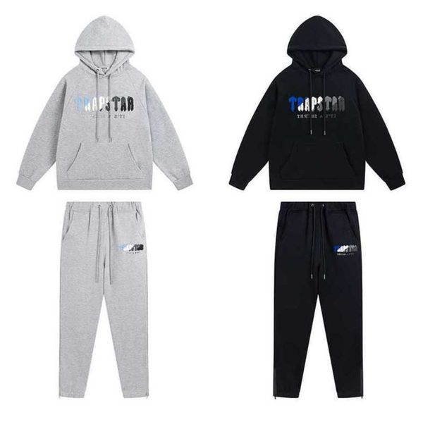 designer clothing men's sweatshirts hoodie trapstar blue white towel embroidery fashion brand loose relaxed plush hooded sweater pants, Black
designer clothing men's sweatshirts hoodie trapstar blue white towel embroidery fashion brand loose relaxed plush hooded sweater pants, Black