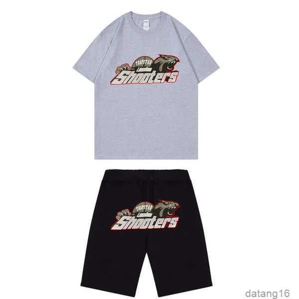 men's tracksuits summer trapstar tracksuit tiger head print short sleeve t shirt set for men women sportswear tee shorts 2 pieces cloth, Gray
men's tracksuits summer trapstar tracksuit tiger head print short sleeve t shirt set for men women sportswear tee shorts 2 pieces cloth, Gray