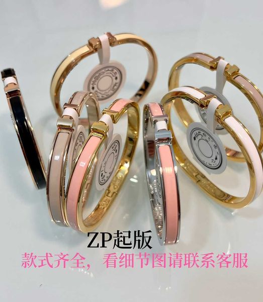 designer hemrres bracelet enamel letter h for men and women lovers wide narrow version buckle 18k rose gold mesh red same style versatile xa, Black
designer hemrres bracelet enamel letter h for men and women lovers wide narrow version buckle 18k rose gold mesh red same style versatile xa, Black