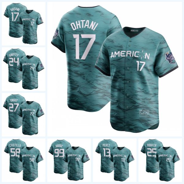 17 shohei ohtani 2023 american league baseball jersey 27 mike trout 56 randy arozarena 99 aaron judge corey seager yandy diaz jonah heim mar, Blue;black
17 shohei ohtani 2023 american league baseball jersey 27 mike trout 56 randy arozarena 99 aaron judge corey seager yandy diaz jonah heim mar, Blue;black