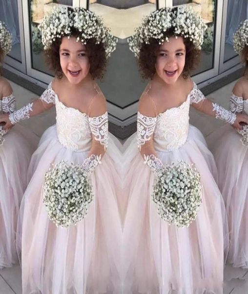 lace sheer long sleeves little girls pageant gowns tulle ball gown flower girl dresses for wedding baby birthday party dress 808367, White;blue
lace sheer long sleeves little girls pageant gowns tulle ball gown flower girl dresses for wedding baby birthday party dress 808367, White;blue