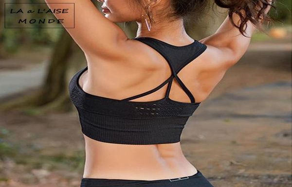 ladies tank strappy seamless sports bra padded high impact sport underwear activewear for women racerback exercise6326952, White;black
ladies tank strappy seamless sports bra padded high impact sport underwear activewear for women racerback exercise6326952, White;black