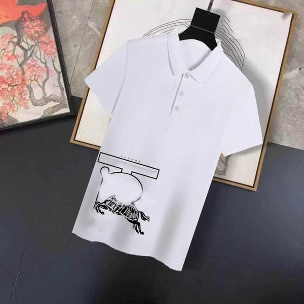 men burberies burbreries business summer men's t-shirt t-shirts fashion designer polo size shirt lapel short large sleeve shirts m--4xl, White;black
men burberies burbreries business summer men's t-shirt t-shirts fashion designer polo size shirt lapel short large sleeve shirts m--4xl, White;black