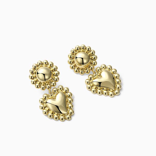 stud fashion gold color big heart dangle earrings for women geometric round statement earring wedding jewelry gift 230706, Golden;silver
stud fashion gold color big heart dangle earrings for women geometric round statement earring wedding jewelry gift 230706, Golden;silver