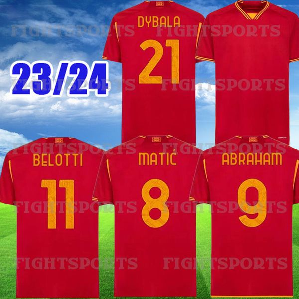 23 24 maglie as roma soccer jerseys kids kit 2023 2024 home football shirts calcio maglietta pellegrini abraham totti belotti dybala matic, Black;yellow
23 24 maglie as roma soccer jerseys kids kit 2023 2024 home football shirts calcio maglietta pellegrini abraham totti belotti dybala matic, Black;yellow