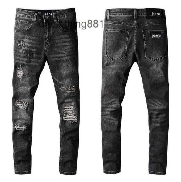 european and american designer men jeans pants trend amirs fashion cross knee hole patch cloth liuding men039s casual jeans 7189758361, Blue
european and american designer men jeans pants trend amirs fashion cross knee hole patch cloth liuding men039s casual jeans 7189758361, Blue