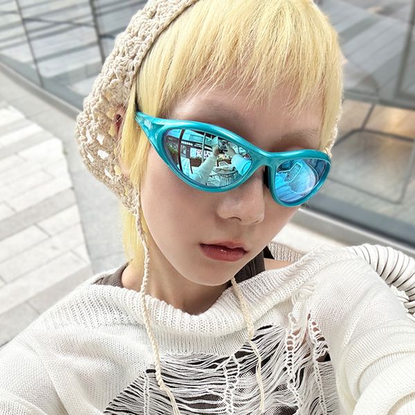 y2k punk cat eye sunglasses women men uv400 protection mirror lenses fashion outdoor cycling eyewear sg705, White;black
y2k punk cat eye sunglasses women men uv400 protection mirror lenses fashion outdoor cycling eyewear sg705, White;black