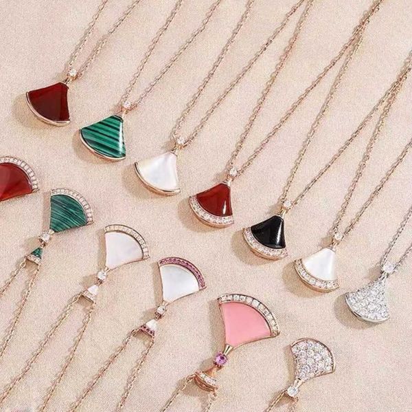 necklaces luxury designer jewelry fan shape divas dream necklace red green chalcedony gold rose platinum chains for women trendy wedding dia, Silver
necklaces luxury designer jewelry fan shape divas dream necklace red green chalcedony gold rose platinum chains for women trendy wedding dia, Silver