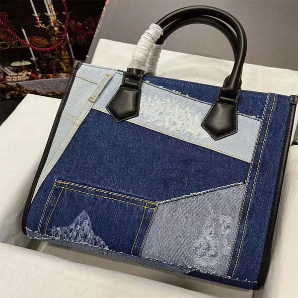 lady famous designer splicing denim canvas messenger shopping bags large capacity tote bag plain crossbody shoulder bags fashion handbags wo
lady famous designer splicing denim canvas messenger shopping bags large capacity tote bag plain crossbody shoulder bags fashion handbags wo