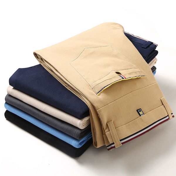 mens pants 6 colors men casual pant classic solid color slim fit trousers cotton stretch straight pencil 230706, Black
mens pants 6 colors men casual pant classic solid color slim fit trousers cotton stretch straight pencil 230706, Black