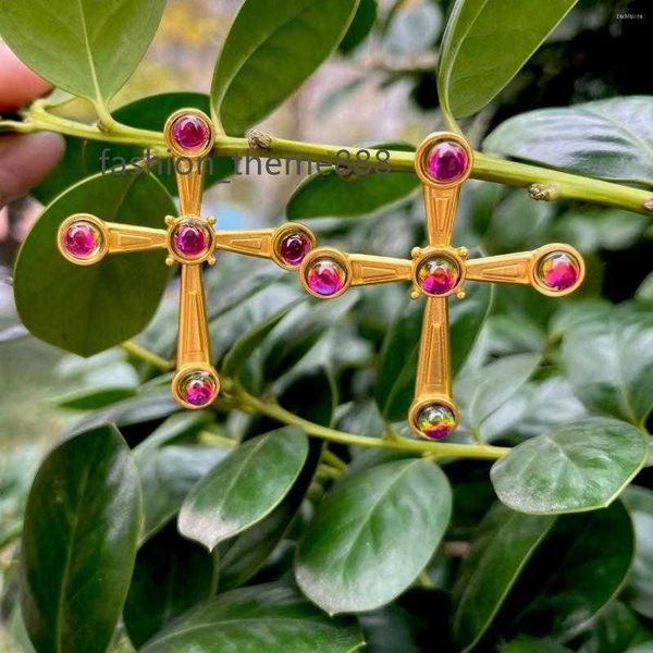 dangle earrings fashion vintage colorful cross for woman party casual jewelry, Silver
dangle earrings fashion vintage colorful cross for woman party casual jewelry, Silver