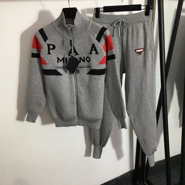 womens tracksuits designer tracksuits women tracksuits autumn and winter casual pure cotton knitted women's clothing embroidered printe, Gray
womens tracksuits designer tracksuits women tracksuits autumn and winter casual pure cotton knitted women's clothing embroidered printe, Gray