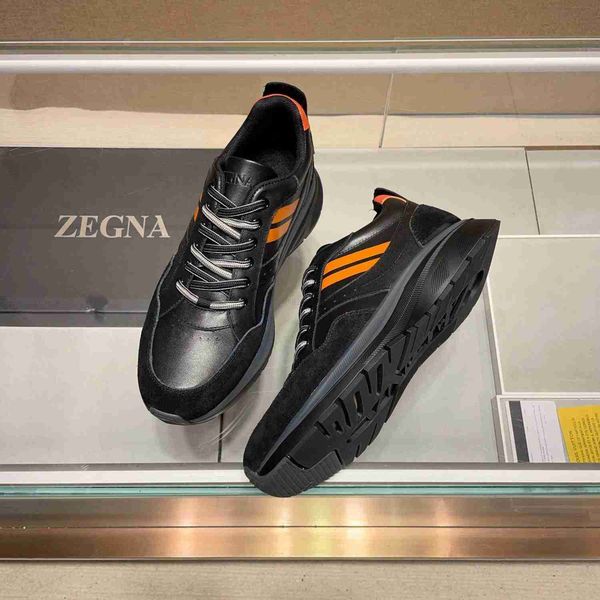 cabinet special 2023 spring summer fashion mens leather breathable sports casual shoes premium cool color block, Black
cabinet special 2023 spring summer fashion mens leather breathable sports casual shoes premium cool color block, Black
