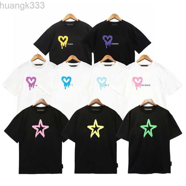 designer mens t shirt spray love heart print short-sleeved t shirt fashion angels women graphic tees, White;black
designer mens t shirt spray love heart print short-sleeved t shirt fashion angels women graphic tees, White;black