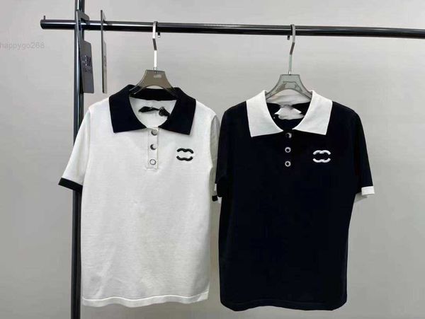 cotton black and white two color fragrance 2023ss spring/summer fashion polo collar casual versatile short sleeve
cotton black and white two color fragrance 2023ss spring/summer fashion polo collar casual versatile short sleeve