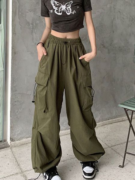 womens pants capris y2k casual cargo women streetwear drawstring loose wide leg straight trousers ins fashion ladies oversize sweatpants 230, Black;white
womens pants capris y2k casual cargo women streetwear drawstring loose wide leg straight trousers ins fashion ladies oversize sweatpants 230, Black;white