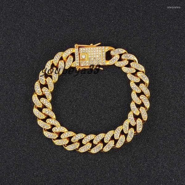 link chain trendy iced out cuban men bracelet classic hip hop for women jewelry gift hand bracelets male inte22linklink, Black
link chain trendy iced out cuban men bracelet classic hip hop for women jewelry gift hand bracelets male inte22linklink, Black