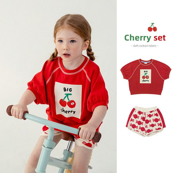 t-shirts summer kids clothes girls t shirts shorts for girls cherry printed shorts sleeve tee set children's clothings 230707, Blue
t-shirts summer kids clothes girls t shirts shorts for girls cherry printed shorts sleeve tee set children's clothings 230707, Blue